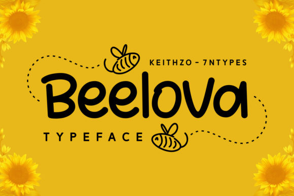 Beelova: A Handwritten Font for Playful, Readable Designs