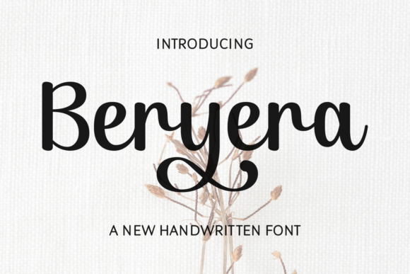 Beryera: The Handwritten Font That Feels Like a Friend