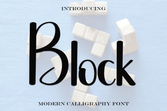 Block: A Handwritten Font with Timeless, Distinct Style