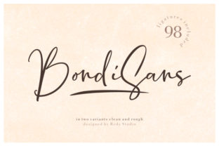 BondiSans: A Bold Script Font for Authentic Branding