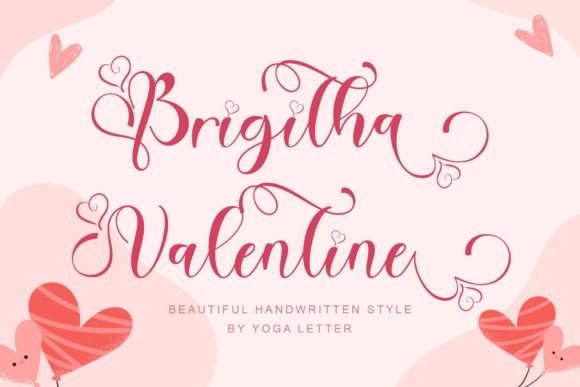 Brigitha Valentine: A Handwritten Font for Authentic Connection