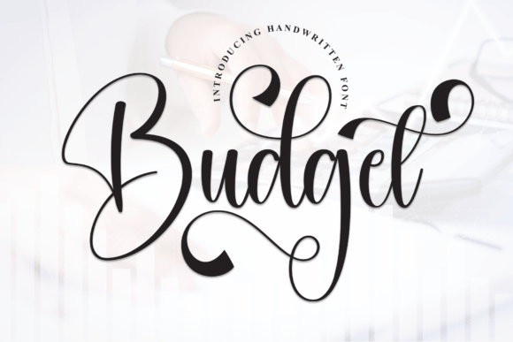Budget: A Flowing Handwritten Font for Timeless Sophistication