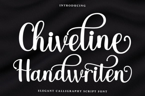 Chiveline Handwriten: A Creative Font for Authentic Projects