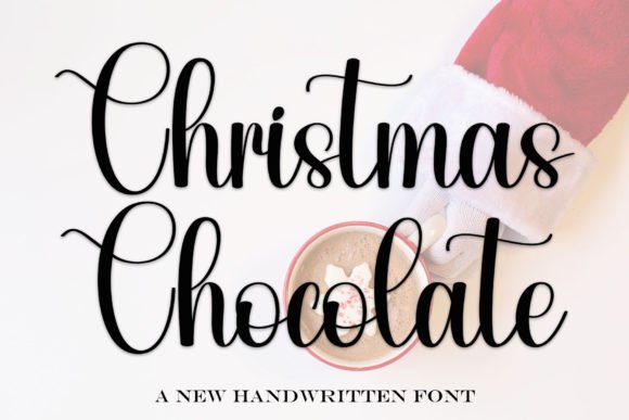 Christmas Chocolate: An Elegant Handwritten Font for Distinctive Designs