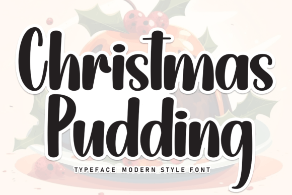 Christmas Pudding Font: Bringing Handwritten Charm to Your Designs