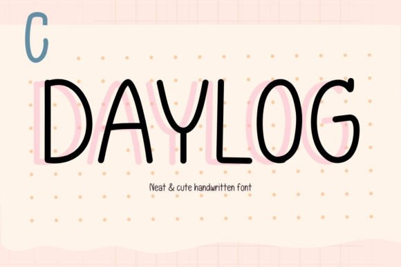 Daylog: The Handwritten Font That Feels Like Your Own Notes
