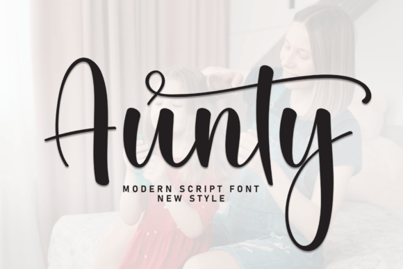 Discovering the Flowing Elegance of the Aunty Typeface