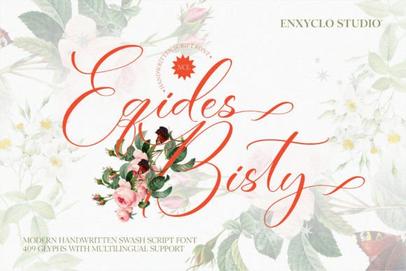 Eqides Bisty: The Modern Script for Bold, Elegant Design
