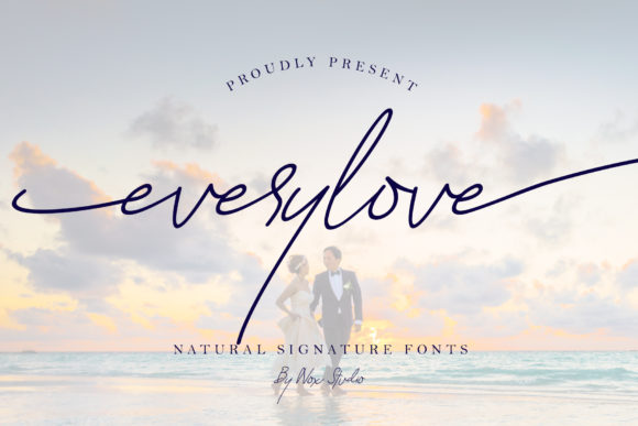 Everylove: A Handwritten Font for Modern Branding
