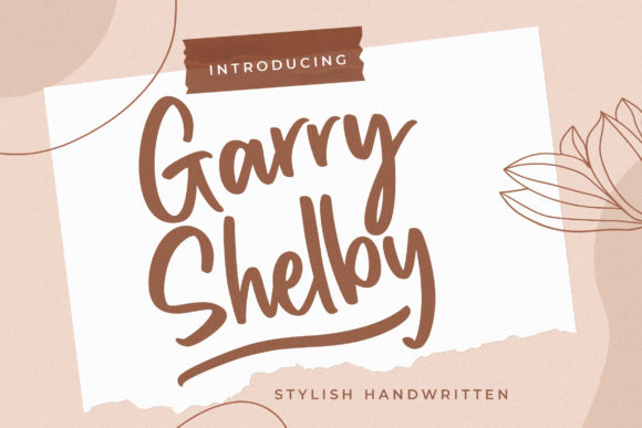 Garry Shelby: The Handwritten Font for Authentic Branding