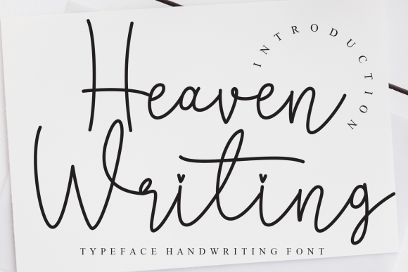 Heaven Writing: A Handwritten Font That Feels Effortlessly Human