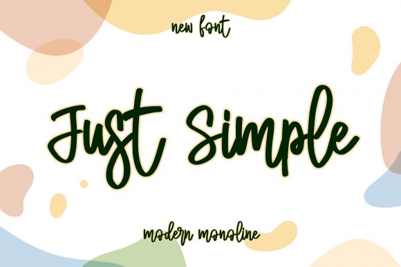 Just Simple: A Handwritten Font for Authentic Projects