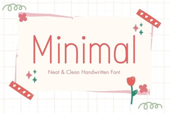 Minimal: The Handwritten Font for Clean, Modern Design