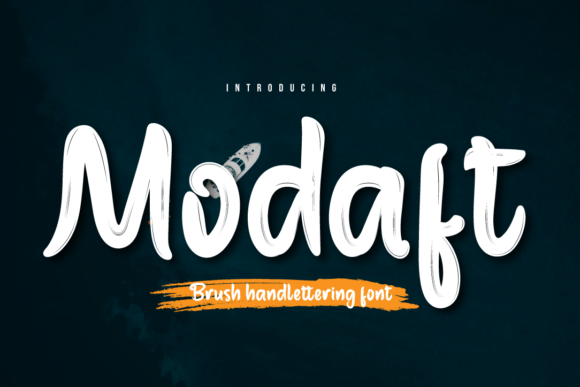 Modaft: The Brush Handwritten Font for Original Designs