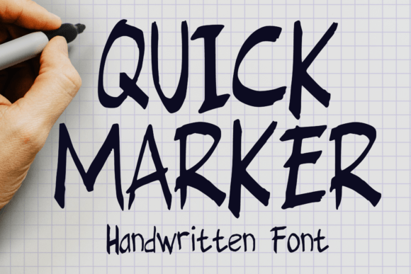 Quick Marker: Your Go-To Casual Font for Authentic Designs