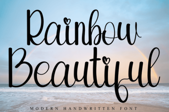 Rainbow Beautiful: A Playful Font for Creative Projects