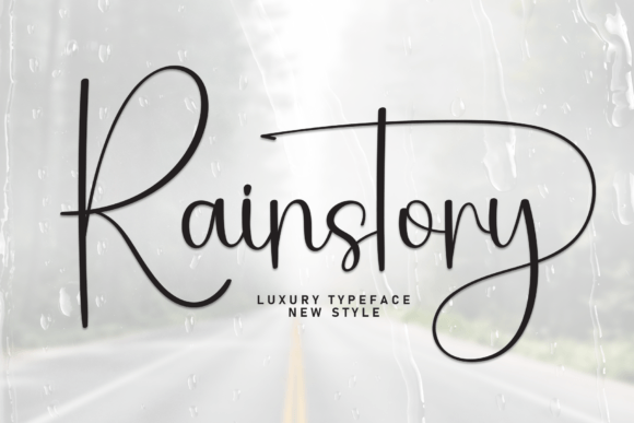 Rainstory: Your Go-To Handwritten Font for Authentic Charm