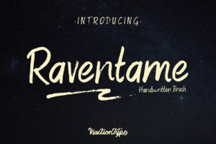 Raventame: The Handwritten Font That Brings Authenticity to Modern Design