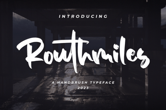 Routhmiles: The Natural Brush Font for Authentic Branding