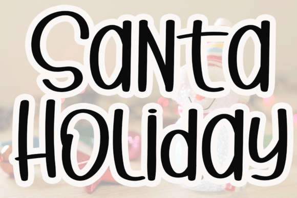 Santa Holiday: A Fresh Take on Classic Calligraphy