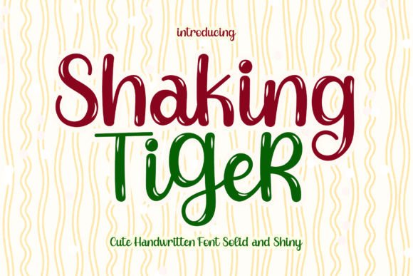 Shaking Tiger: The Playful Handwritten Font for Creative Projects