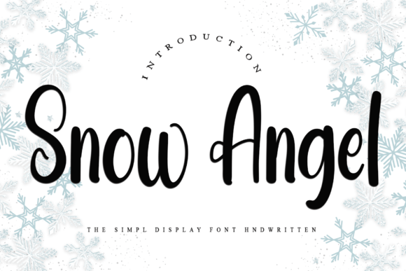Snow Angel: A Fresh Approach to Handwritten Typography
