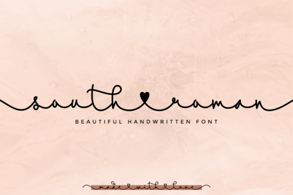 South Roman: The Handwritten Font with Elegant Character