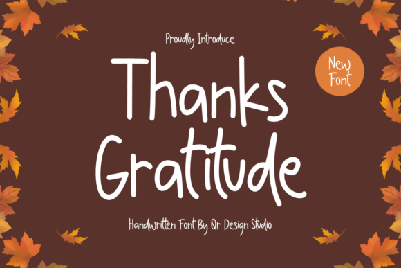 Thanks Gratitude: The Handwritten Font That Feels Like a Personal Note