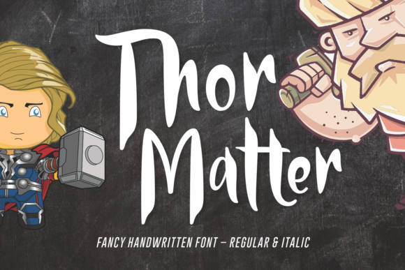 Thor Matter: A Handwritten Font with Striking Visual Impact