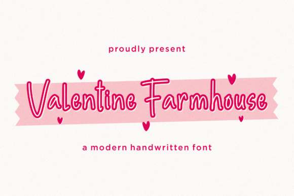 Valentine Farmhouse: A Handwritten Font with Timeless Charm