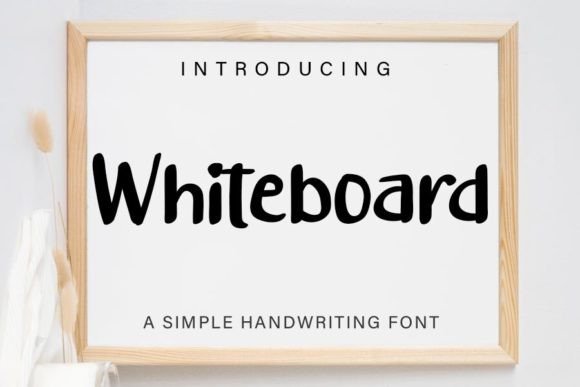 Whiteboard: The Handwritten Font for Polished Design